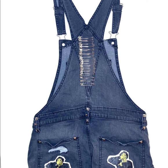 Vintage Ripped Rockstar Overalls - Picture 3 of 5